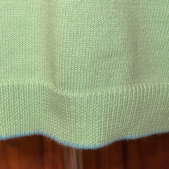 Alfred Dunner Green Butterfly & Floral Embroidered Short Sleeve Sweater Sz. S - Picture 6 of 15